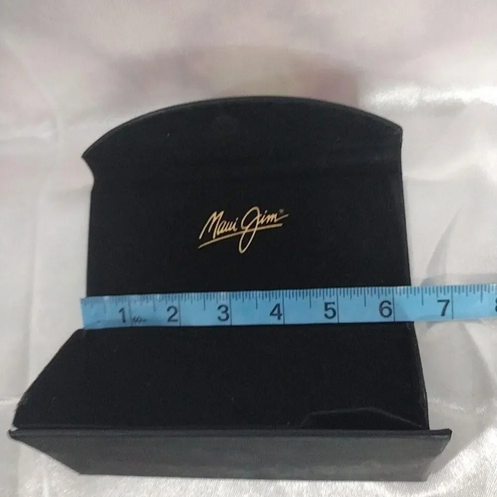 Maui Jim Sunglasses Case Mens One Size Black Triangular Magnetic Hard Holder